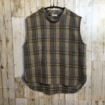 ★SALE★ウールチェックのハイネックベスト