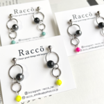 dot◯colorful pierce (全3色)ステンレスピアス ノンホールピアス変更可
