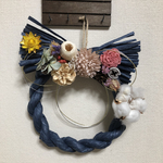 しめ縄　リース　cute