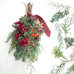 クリスマススワッグ ☆.。.:*・゜ドライフラワー 即納