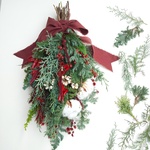 フレッシュクリスマススワッグ ☆.。.:*・゜即納