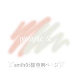 𓅯amlh8t様専用ページ𓅯