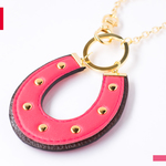 HORSESHOE CHARM 【rose pink×choco】