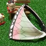 🌷バンダナ　猫首輪　【蝶の羽柄】🌷