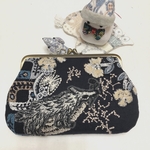 ミナペルホネン　ハンドメイド　がま口