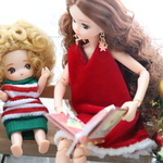 クリスマスのお洋服(ワンピース)