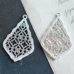 Metal Charm  2pcs　ペンダント　シルバーカラー