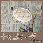 ミニウェットティッシュポーチ＊リバティ＊ピーコック白＊携帯用＊汗拭きシートやメイク落とし