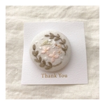 《受注販売》刺繍ブローチ・ヘアゴム(natural flower)