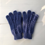 メンズ手編み手袋