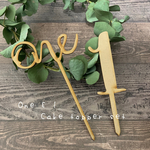 one& 1ケーキトッパーセット