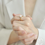 ★CICI★ クロス　パール　指輪　リング　ring