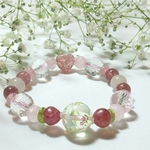 うさぎ水晶のブレスレットです。