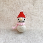 雪だるま オーナメント(ピンク)