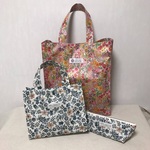 M様専用  リバティラミネートバッグ2点&ペンケース