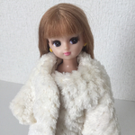 鹿の子ボアのコート＜オフホワイト＞