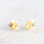たんぽぽのきらめき イヤリング ピアス