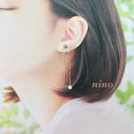 まるでピアス💕キャッチで楽しむキュービックジルコニアのマグネットピアス✨