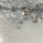 【ピアス】ひとつぶバロックパールの2WAYリングピアス(18G)