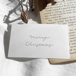 merry christmas の消しゴムはんこ④