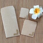 送料無料*長封筒＆ポチ袋2種類 お試しセット プルメリア