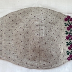刺繍布マスク＊秋の実(大人：女性)＊秋