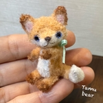 ミニチュア モールアート  キツネ モールベア**Tamu bear