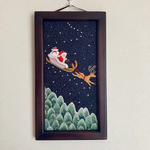 papagon様特注入れ替え用押し絵「クリスマスA」2020年　