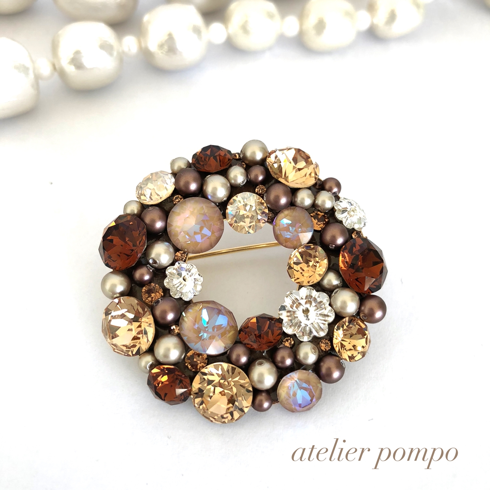グルーデコ♡ゴールド馬蹄ネックレス - ATELIERPOMPO