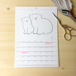 【値下げしました】2021年度動物カレンダー