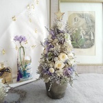 Arbre de  Noël＜French  blue roi ＞＊クリスマスツリー＊アレンジメント＊プリザーブドフラワー＊ 花＊2020