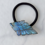 ラブラドライトのヘアゴム