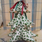 布のクリスマスツリー