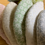  🍁秋にもお薦め🌸Wガーゼ刺繍生地お洒落マスク🌸グリーン