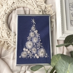 クリスマス　刺繍フレーム　クリスマスツリー