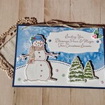 再販！!《スノーマンがおしゃれなクリスマスカード》