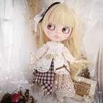 クリスマスドレスセット＊白＊ブライス