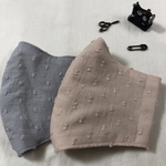 再販♡【２枚セット】立体マスク　ドット&スノーカット