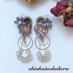bluebutton   pierce /earring