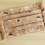 プリーツマスク　#桃草花