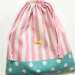 お着替え袋 巾着袋 大きめ☆体操服入れなどに☆