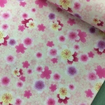 108×50★和柄★桜柄★白地ににピンク