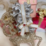 うさぎ☆フリルヘッドドレス♡限定キラキラシルバー♡