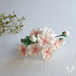 姫桜の舞✿コーム　«愛桜»　つまみ細工　髪飾り　お花見・卒業式・お呼ばれ・着物