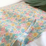 入園入学ランチョンマット60×40★お花とリボンMミント★給食ナフキンお弁当
