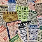 (再販×20)ヴィンテージビンゴカード＊ジャンクジャーナル＊コラージュ素材＊コラージュペーパー
