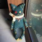 ソックキャット ☆ クリスマスねこくん（グリーン）