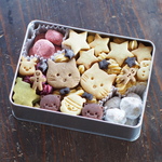 「ねこたちのクリスマス♪クッキー缶」（Ｌ）【期間限定缶】