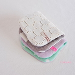 🌱 ⭐️ サークルレース＆ちょうちょの刺繍  少しだ大きめ８重ガーゼハンカチ2枚セット 🍌🌱