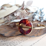 Italian vintage button Bracelet【バングル】